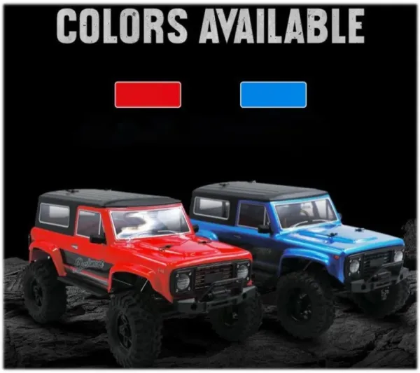 HOBBY PLUS RC 1:18 CRAWLER "CR18P V3" RUSHMORE BL ROT RTR